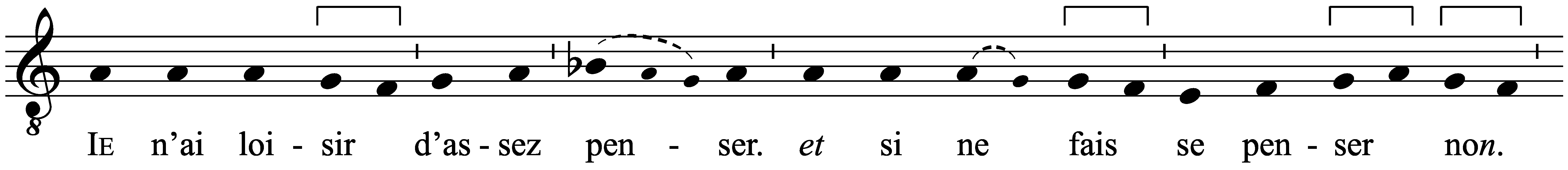 Work musical notation